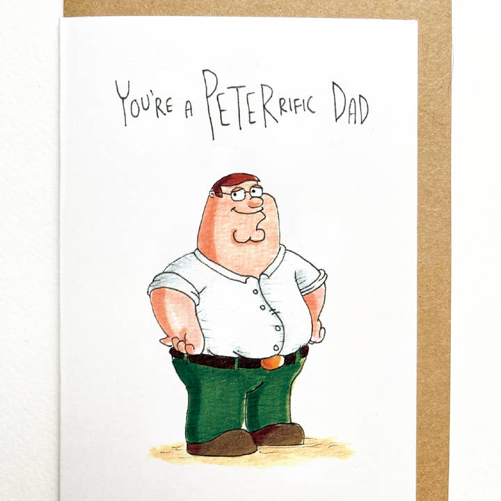 Well Drawn - Vente Carte pour la fête des Pères - Tu es un père formidable1