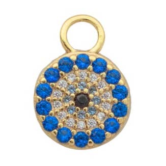 Kleines Evil Eye Medaillon für den Großhandel von Ken & Jame