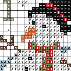 Love Poppet - Wholesale Embroidery/Cross Stitch Supplies - Feeling Festive Advent - Cross Stitch Kit9