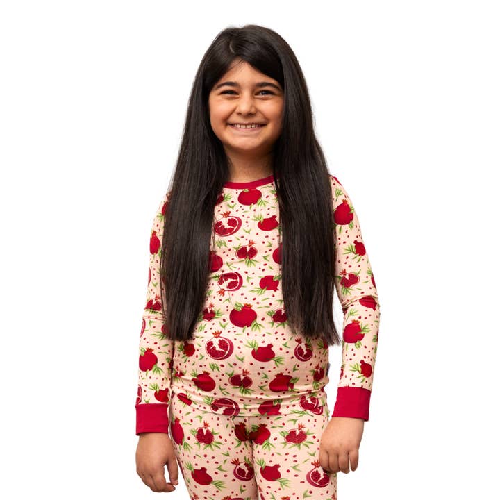 Passionate Pomegranate Pajamas for wholesale by Zip N' Bear