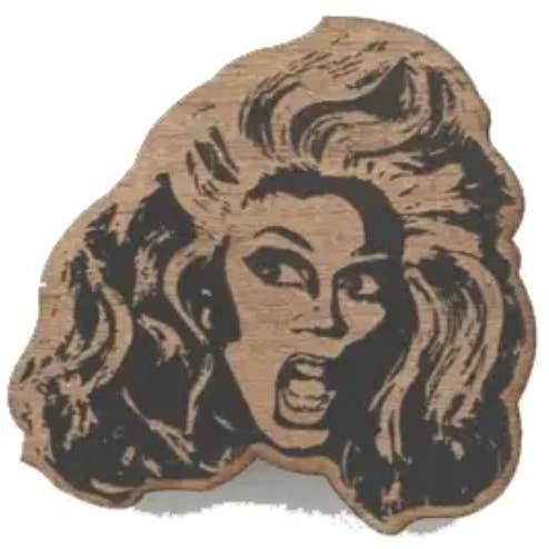 LetterCraft - Wholesale Magnet - RuPaul Drag - Wood Ornament, Magnet, Keychain, Pin