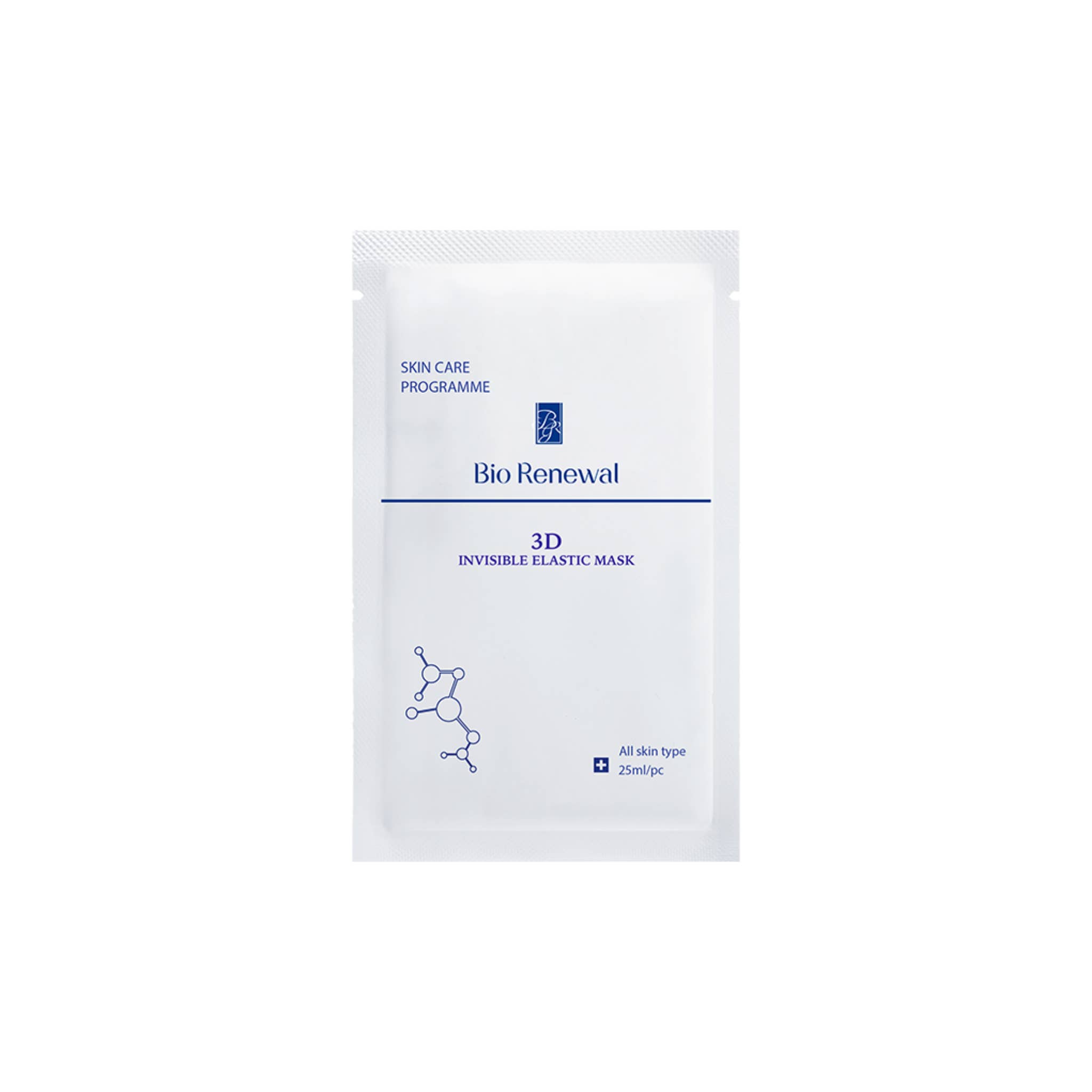 Bio Renewal - Wholesale Skincare Face Mask - Bio Renewal 3D Invisible Elastic Mask 6pcs/case