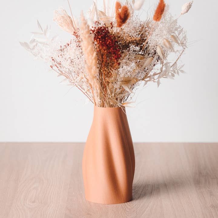 Copo Design - Wholesale Vase - Dried flowers Vase - Wood based - Plastic free - Twist7