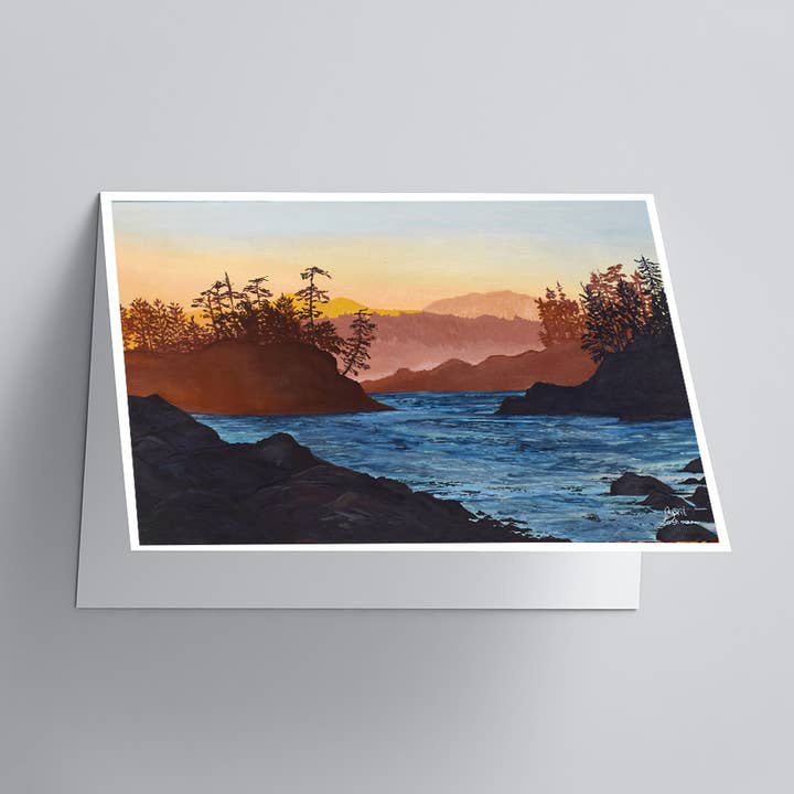 Greeting Card - Golden Hour for wholesale by April Lacheur Art