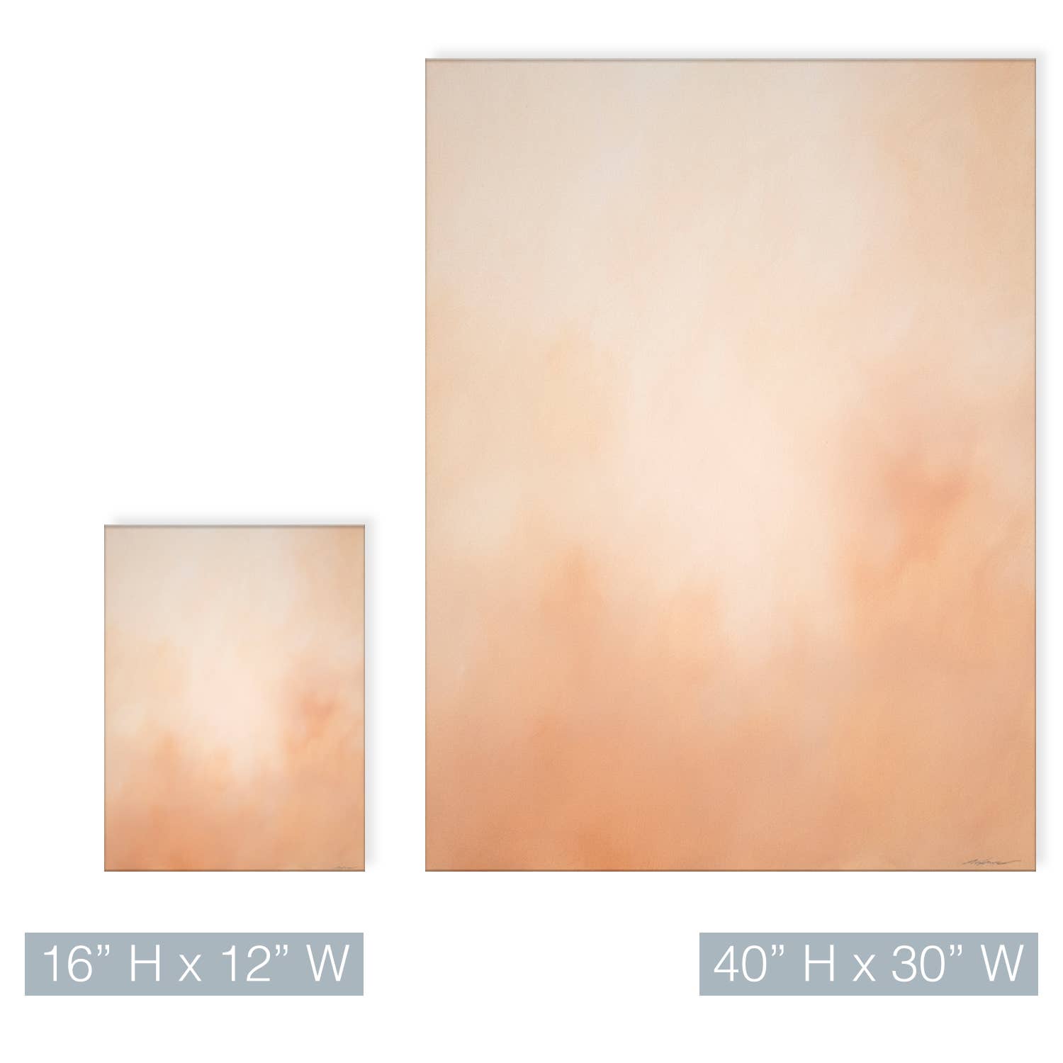 Ready2hangart, Inc. – Arte em tela por atacado – Nuvens subaquáticas XIX arte de parede de lona costeira moderna0