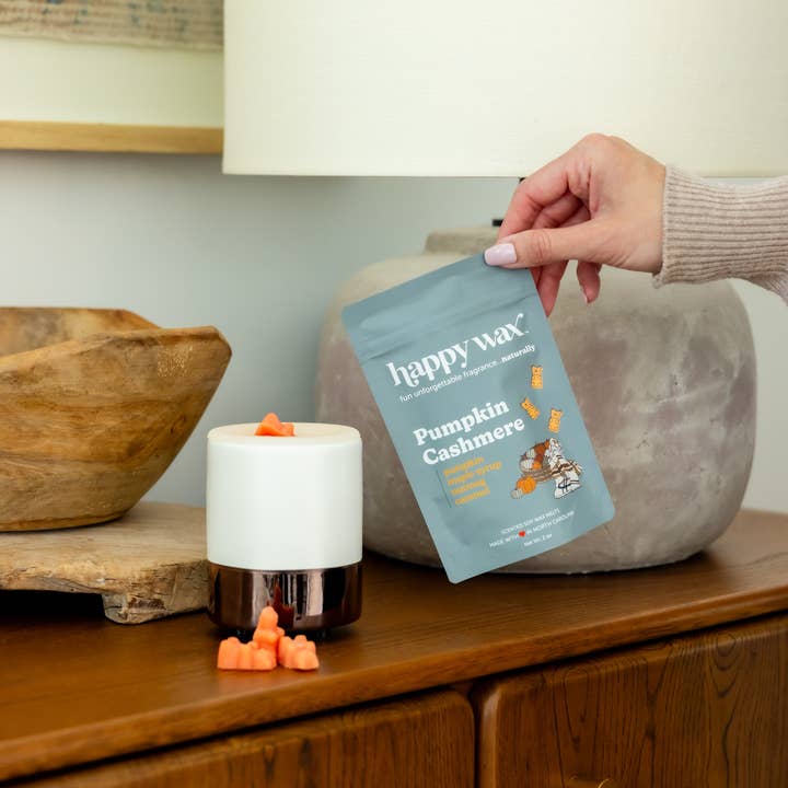 Happy Wax - Wholesale Wax Melt - Pumpkin Cashmere Wax Melts - Sample Pouch (2 oz) 3