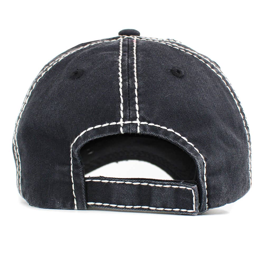 Sensibling Corp. - Wholesale Baseball Cap - Women's - MY DOG IS MY CHILD Message Vintage Baseball Cap
5