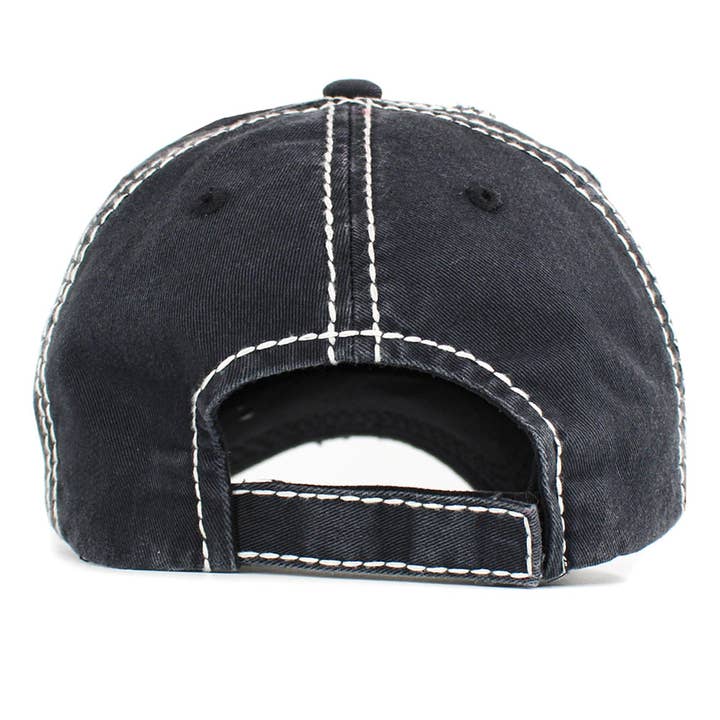 Sensibling Corp. - Wholesale Baseball Cap - Women's - MY DOG IS MY CHILD Message Vintage Baseball Cap
5