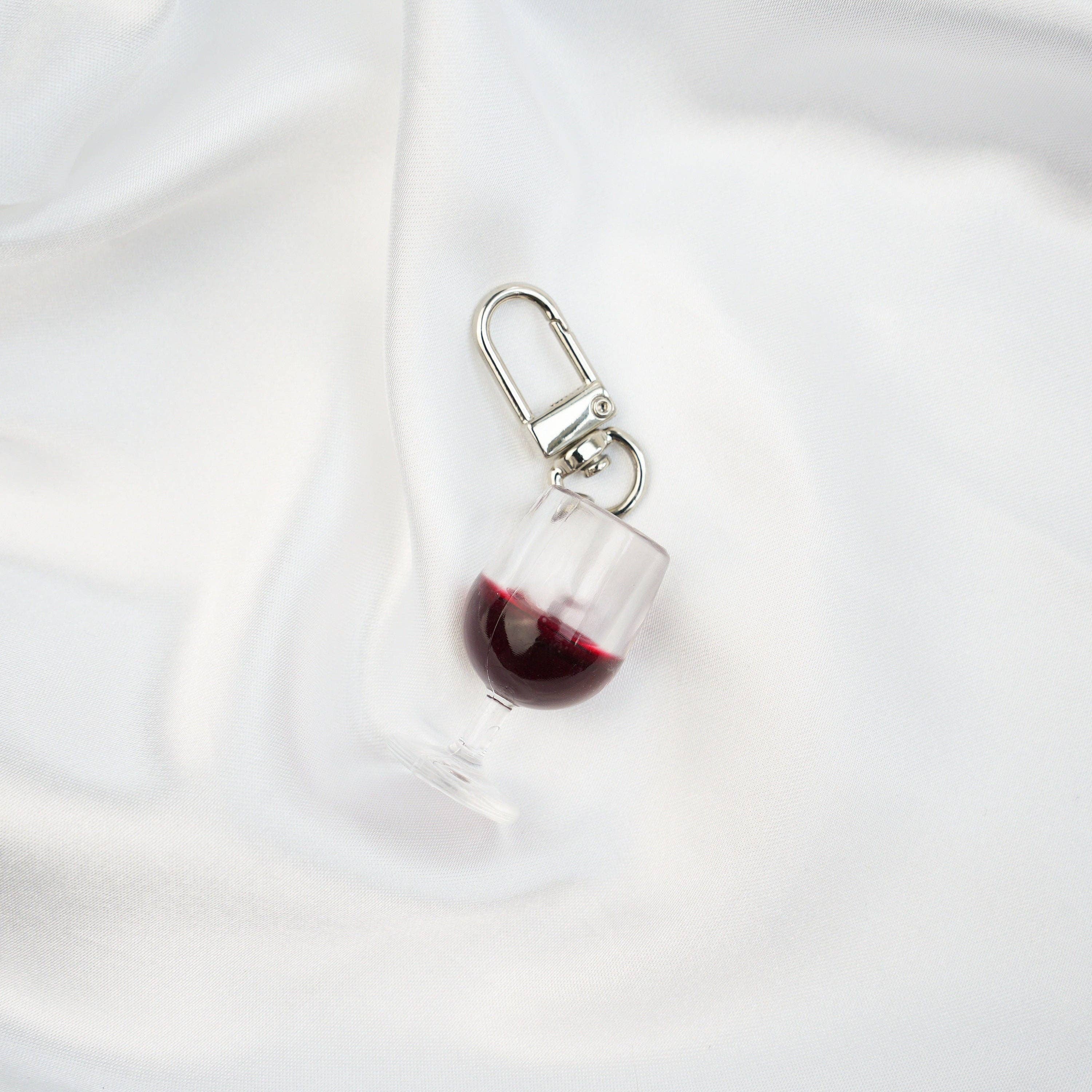 Mini Story Co - Wholesale Keychain - Women's - Glass of Red Wine Keychain9
