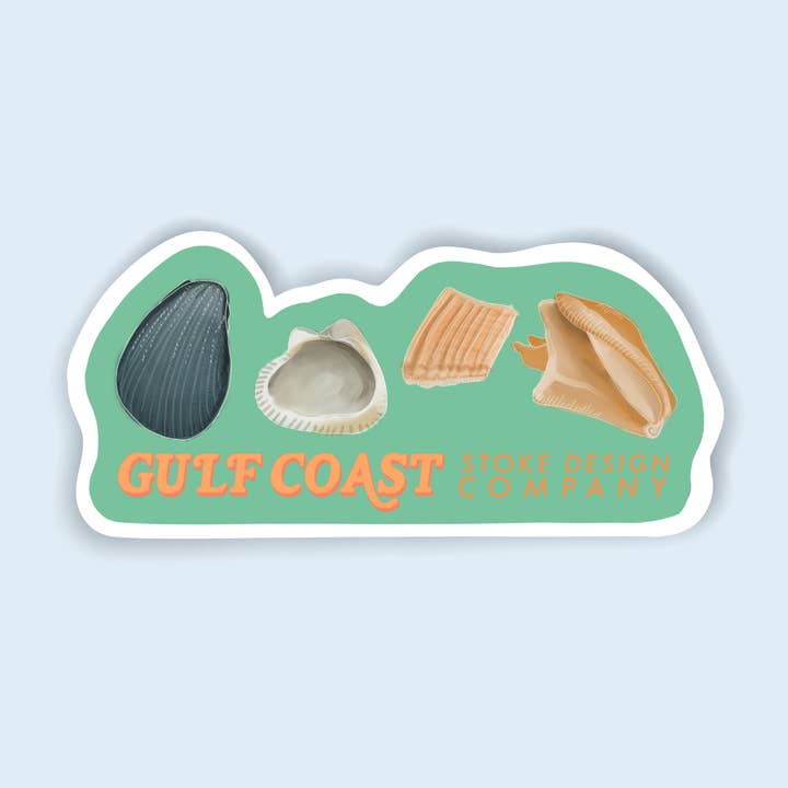 GULF COAST STICKER for wholesale by Stoke Design Company