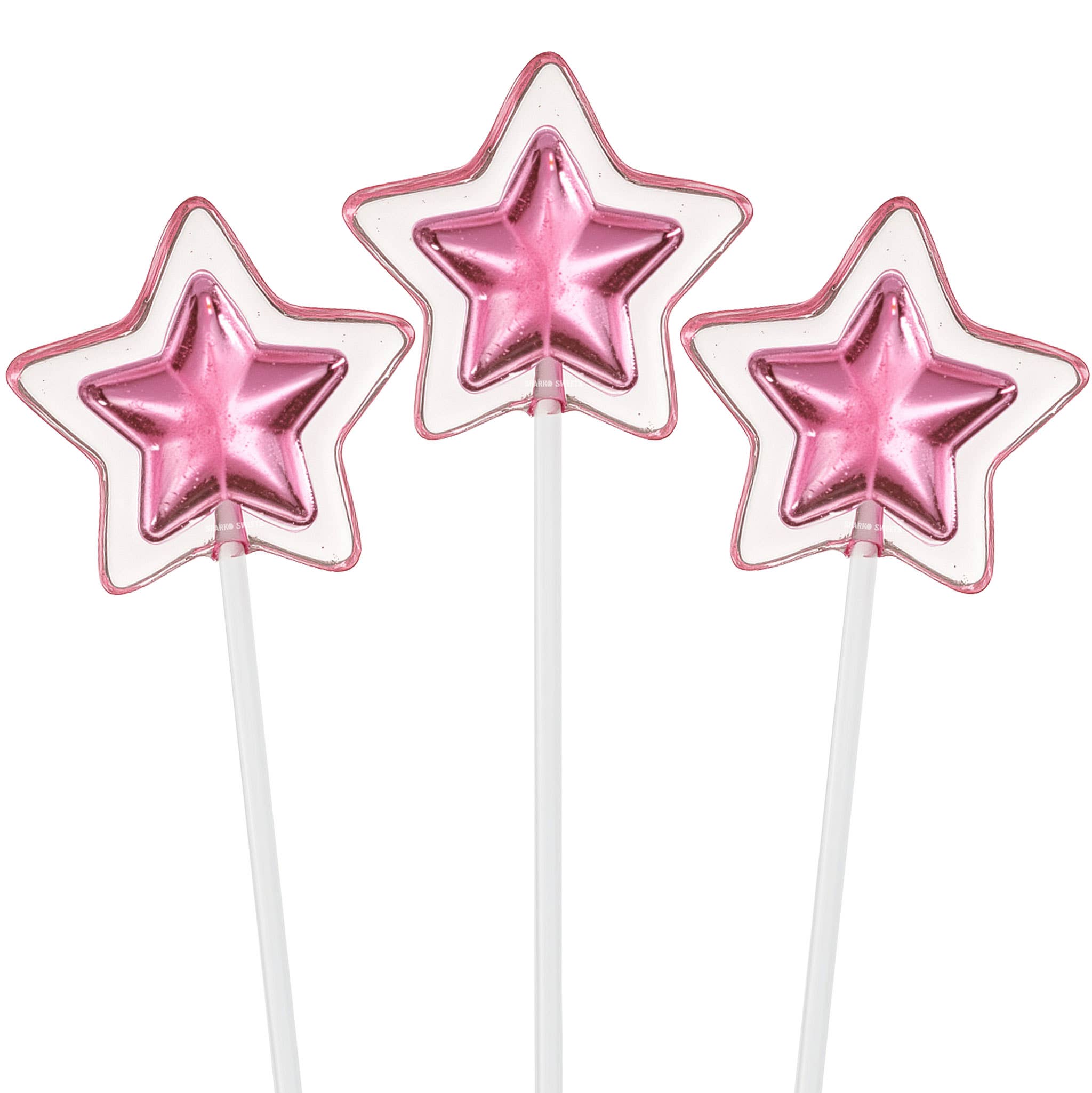 Sparko Sweets - Wholesale Lollipop - Twinkle Pops Double Color Star Long-Stem Lollipops1