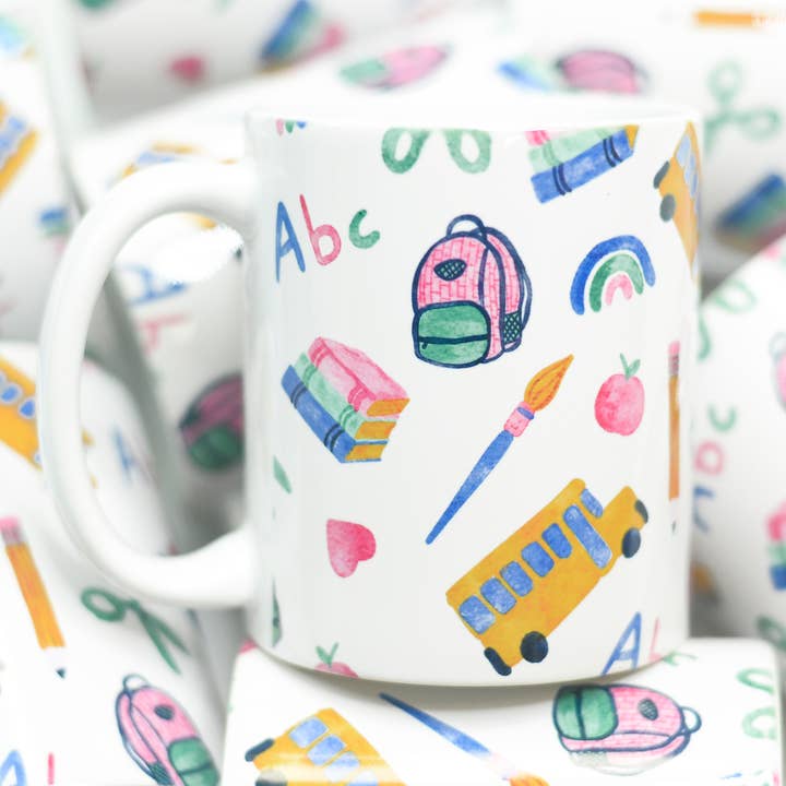 Mugsby - Wholesale Coffee Mug - School Ceramic Mug, Teacher Gift, Back to School Mug