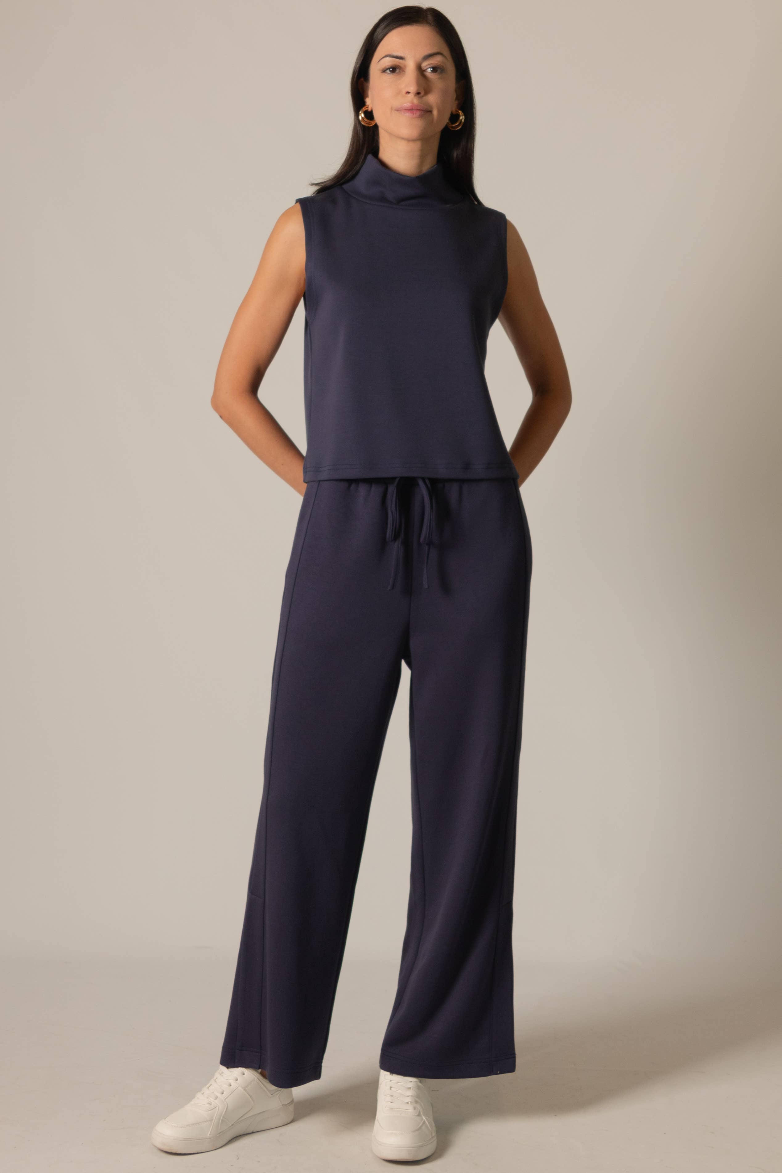 P. CILL - Wholesale Knit Top - Women's - P. CILL Butter Modal Cowl Neck Sleeveless Top8