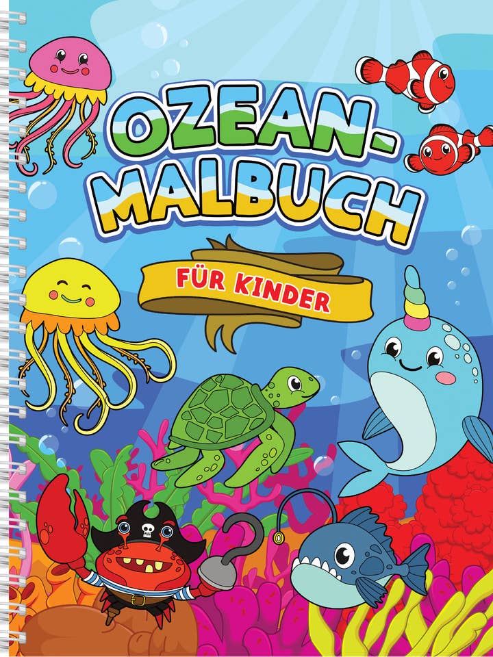 Ocean Målarbok för wholesale av Topulo