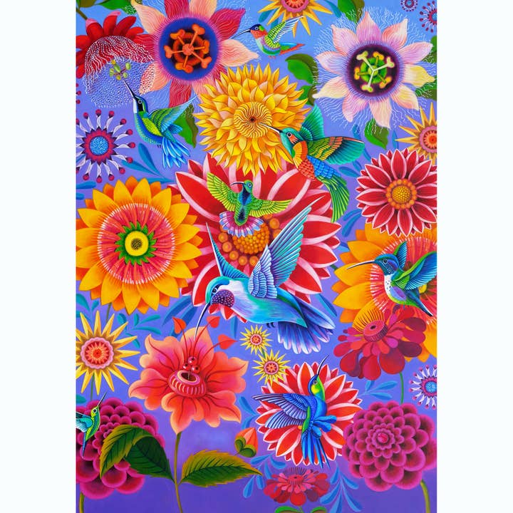 'Hummingbirds' card for wholesale by Tattersfield Designs