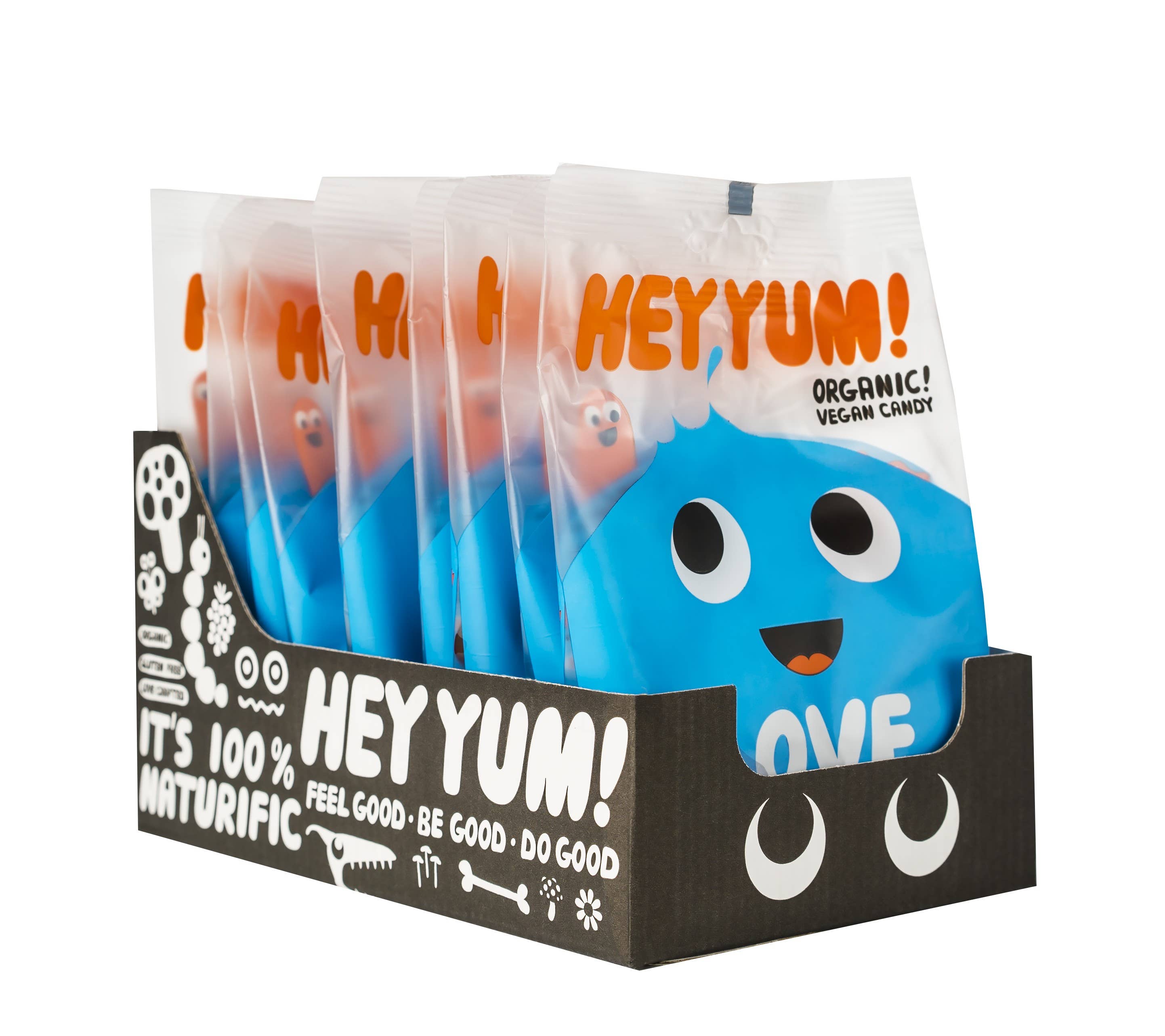 HEY YUM! - Wholesale Gummy - HEY YUM! Love Spring, Vegan Organic Fruit Gums,100g2