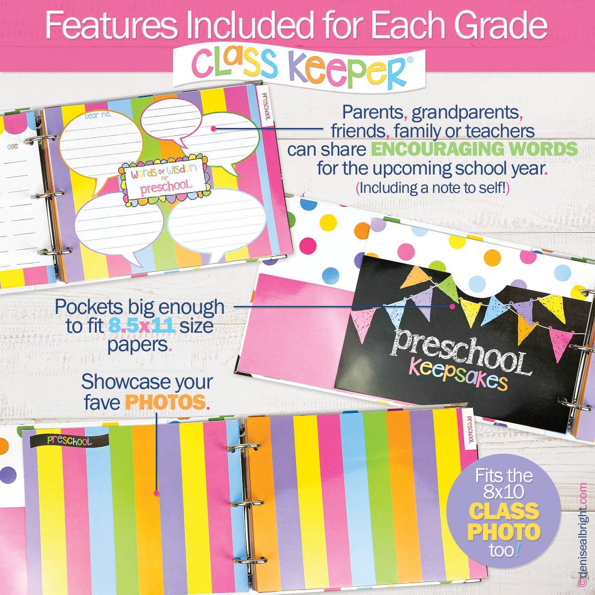 Denise Albright® - Wholesale Memory Book - Kids & Baby - Mom Must-Have School Keepsake Kit18