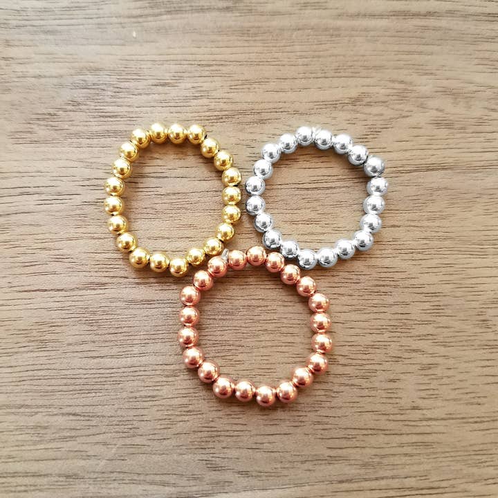 ALEF BET JEWELRY – wholesale Band/Stackad Ring – Pärlringar för kvinnor