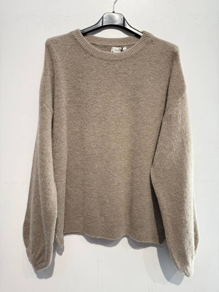 NOELINE - Wholesale Knit Sweater - Women's - Superfine alpaca and wool sweater 754816