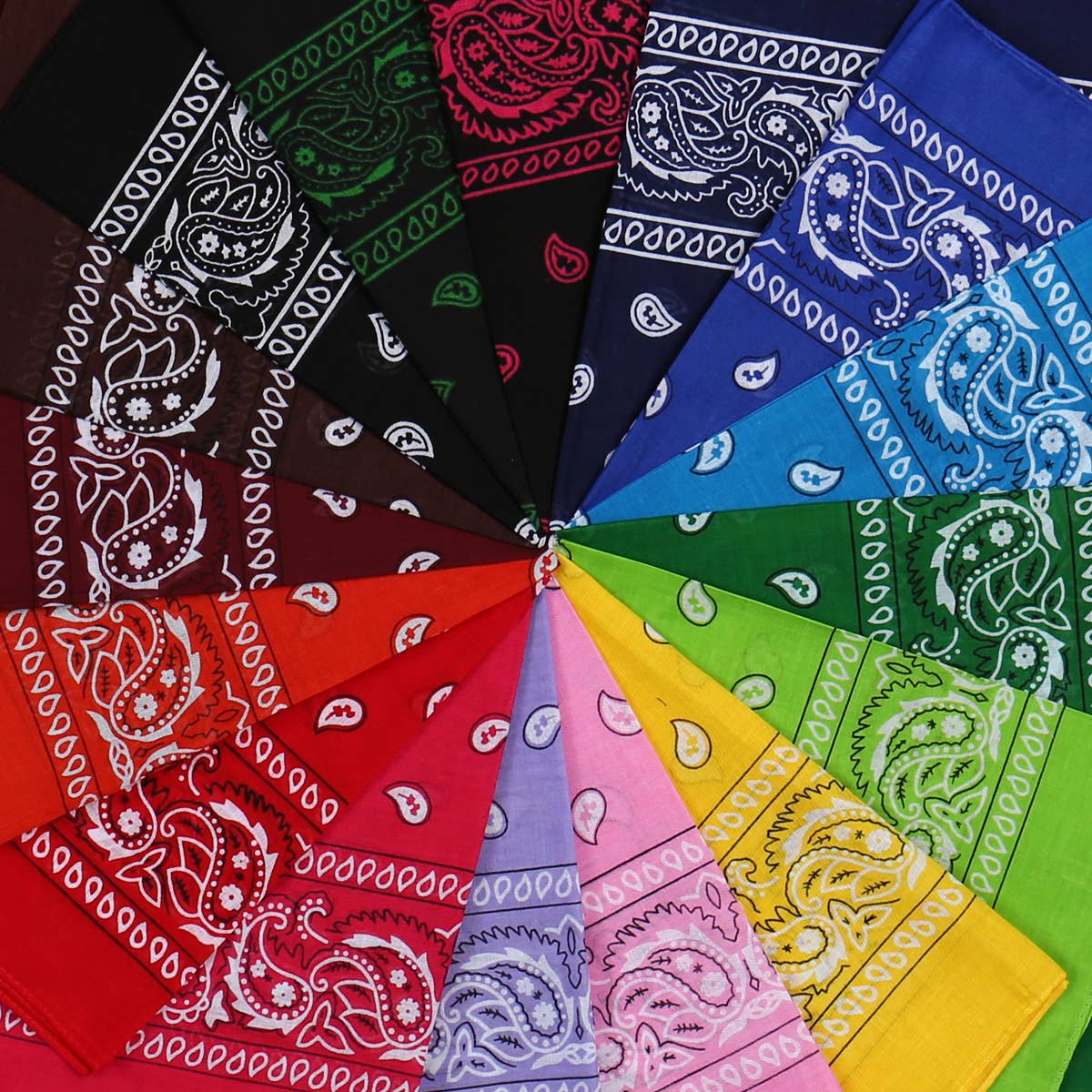 MYS Wholesale Inc - Vente Bandana – femme - Bandana à imprimé cachemire10