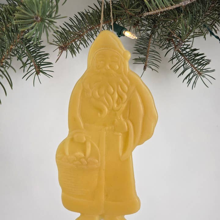 Farm and Hive - Wholesale Ornament - Father Christmas | Beeswax Ornament2