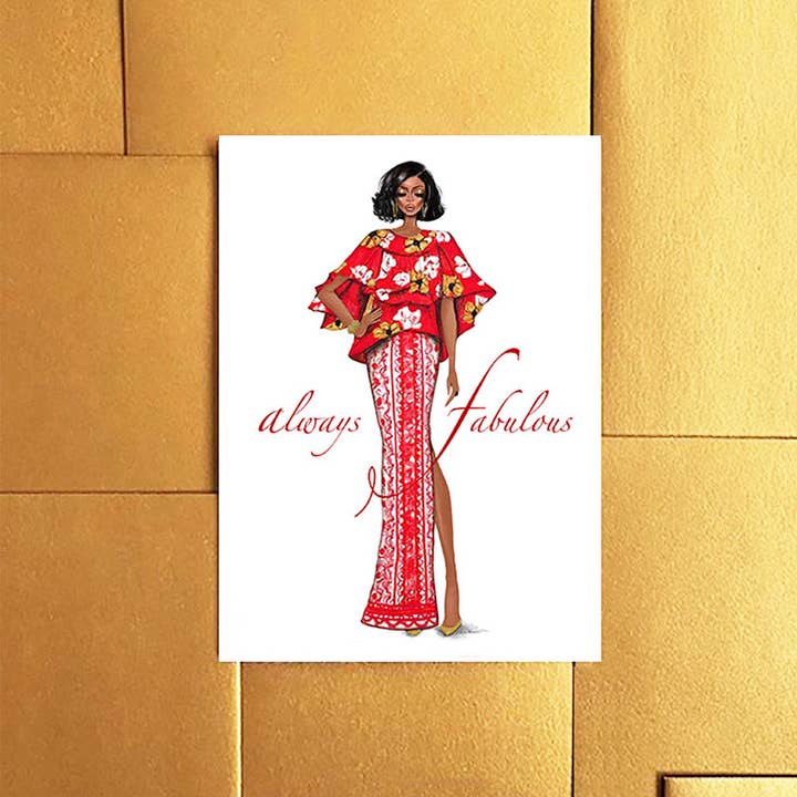 Beyoutifully Brown® - Wholesale Everyday Greeting Card - Always Fabulous Greeting Card