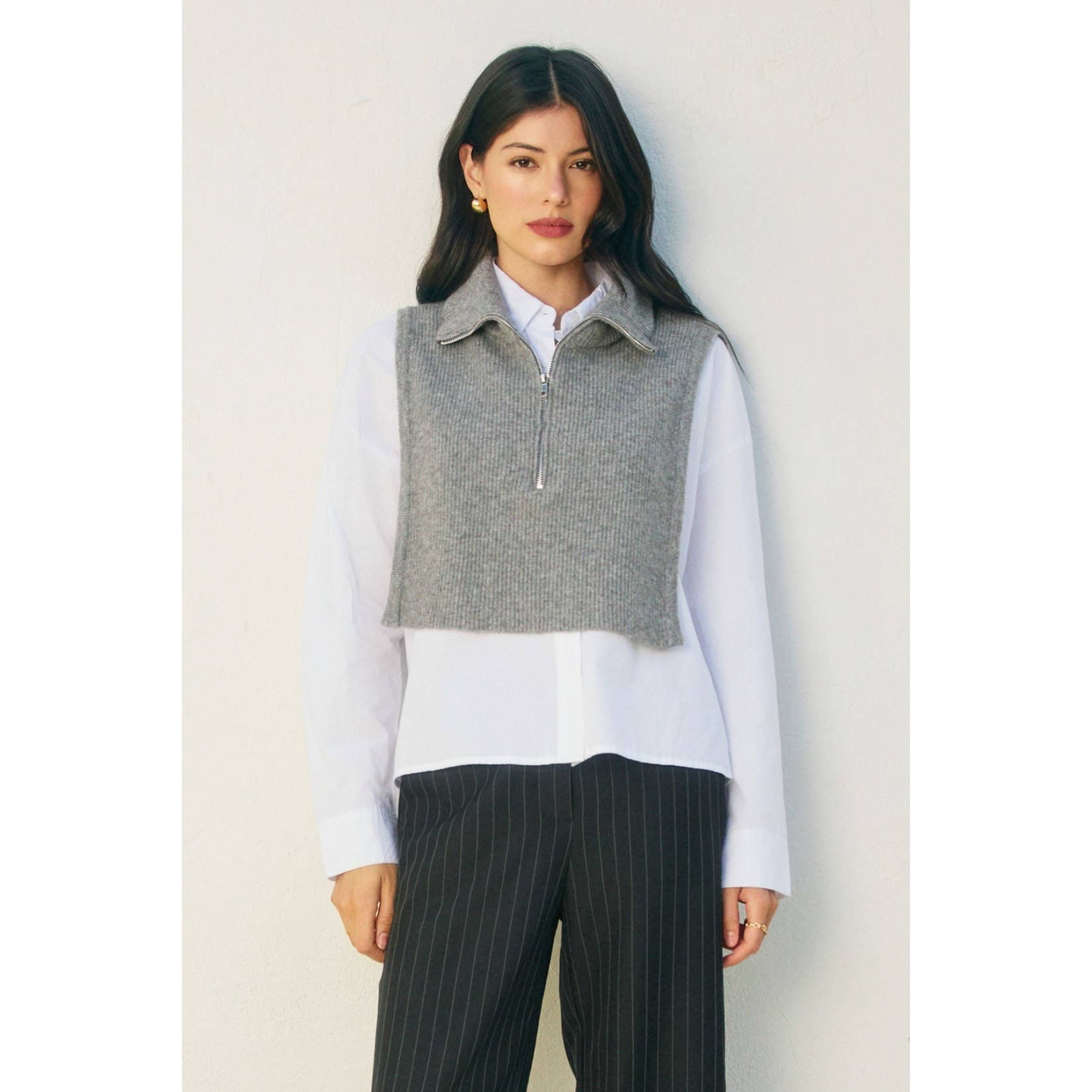 Dress Forum - Vendita all'ingrosso Top in maglia - Donna - Scaldacollo con Cerniera (1)12