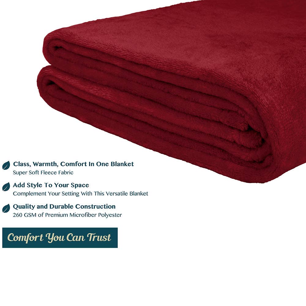 Pavilia - Wholesale Throw Blanket - Classic Fleece Throw Blanket46