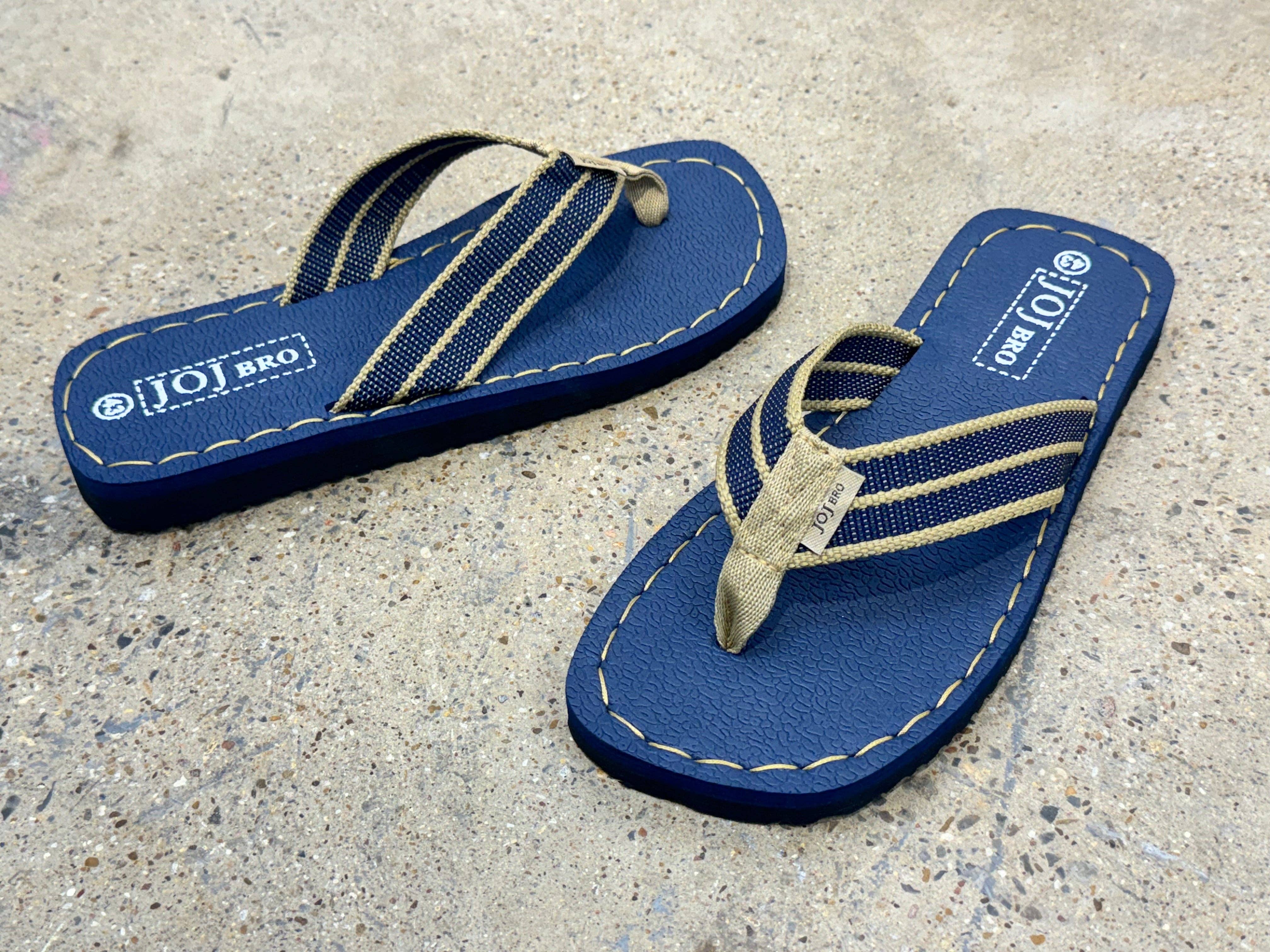 JOJ MAKLY Wholesale - Wholesale Flip Flops - Men's - j201 Makly Striped Thong Sandal Flip Flop11