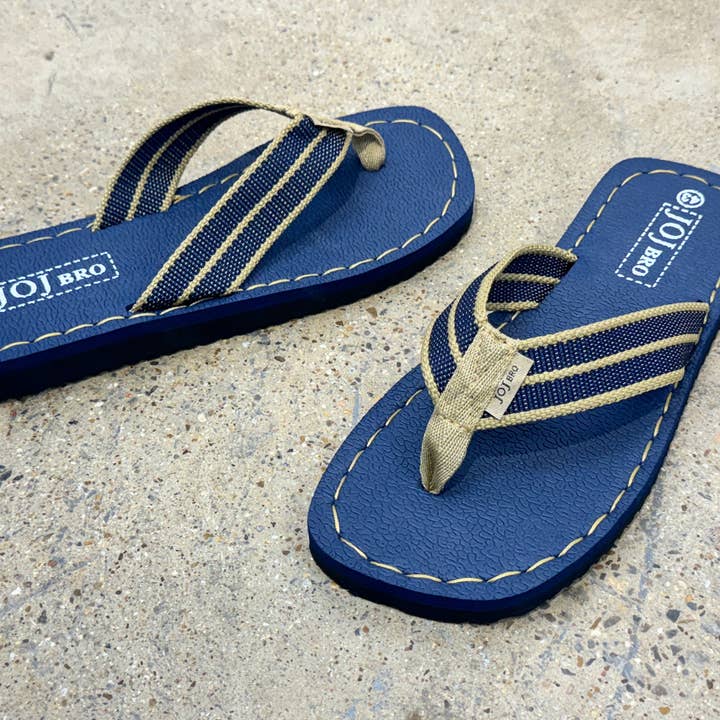 JOJ MAKLY Wholesale - Wholesale Flip Flops - Men's - j201 Makly Striped Thong Sandal Flip Flop11