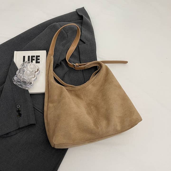 ACCITY - Wholesale Shoulder Bag - Women's - 2024 NEW LAZY STYLE SIMPLE COMMUTER TOTE BAG_CWAB3274