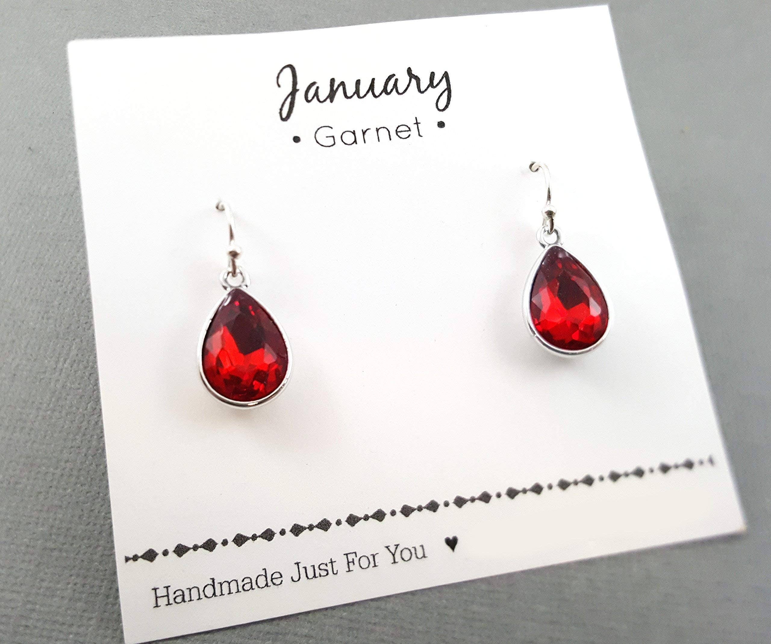 CY Design Studio - Wholesale Dangle Earrings - January Birthstone Earrings 0