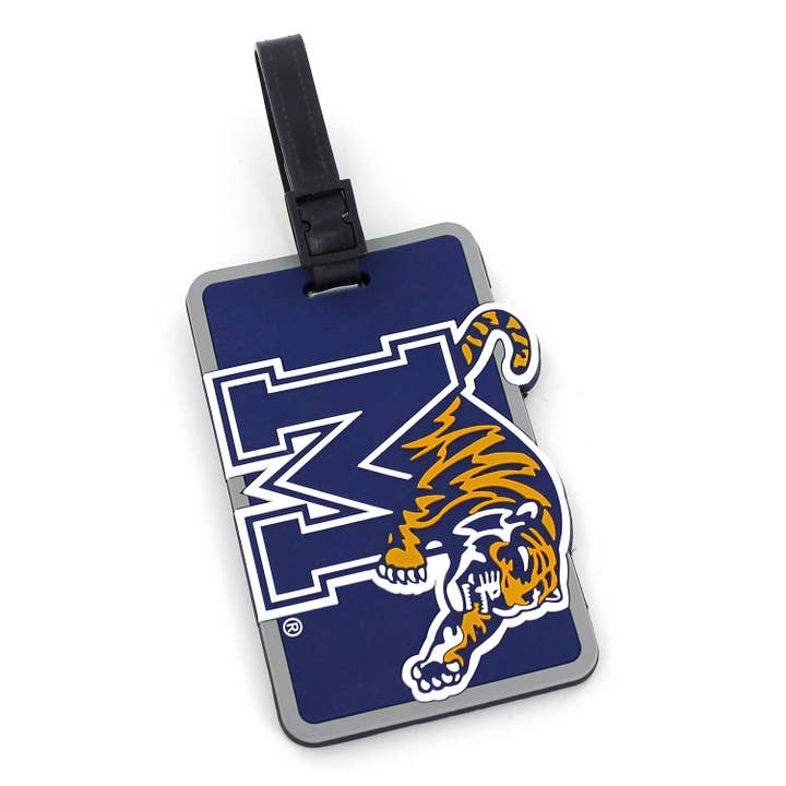 NCAA Memphis Tigers Soft Luggage Tag for wholesale by Aminco USA