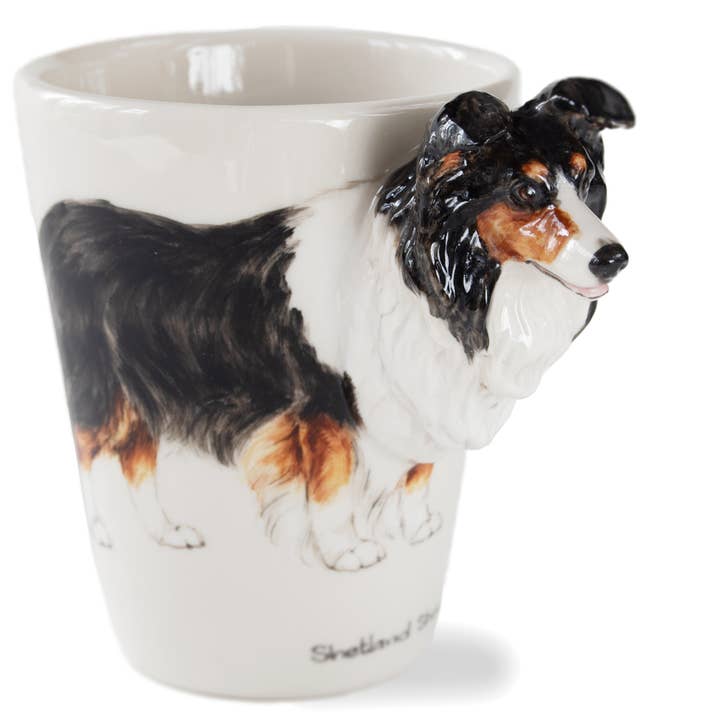 Blue Witch Shetland Sheepdog 8oz kaffemugg för wholesale av Creatico