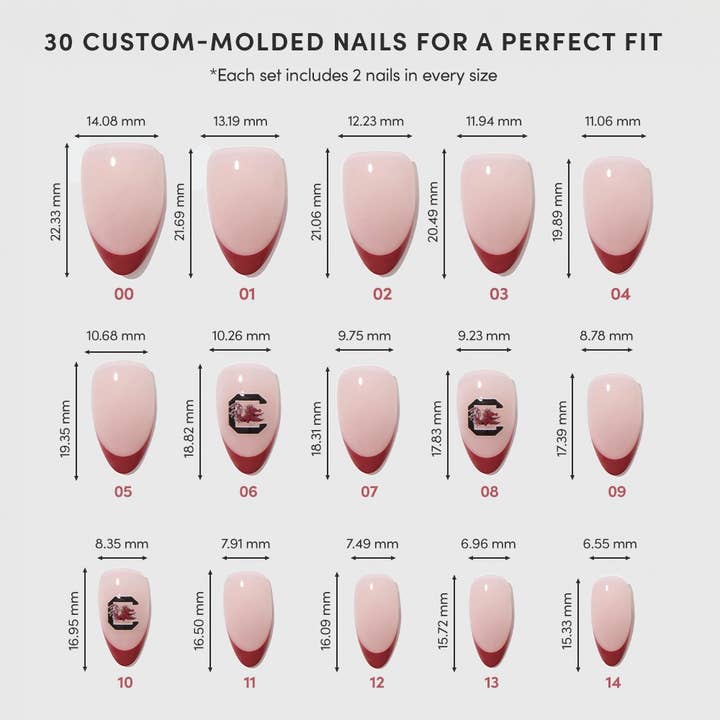 Glamnetic - Wholesale Press-On/Fake Nails - Glamnetic x Fanatics The Collegiate Press-On Nail Collection127