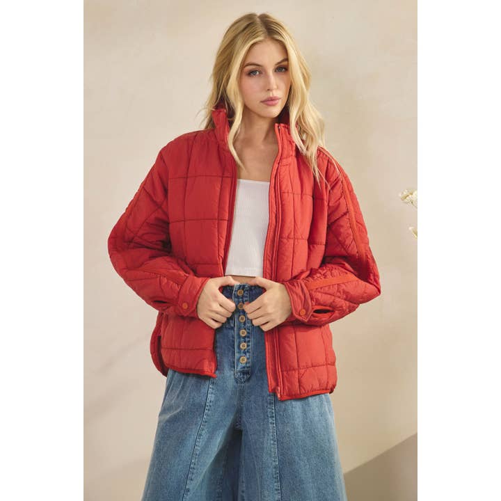 Veveret – wholesale Jacket – Women's – Zip Up Packable Puffer Jacket6