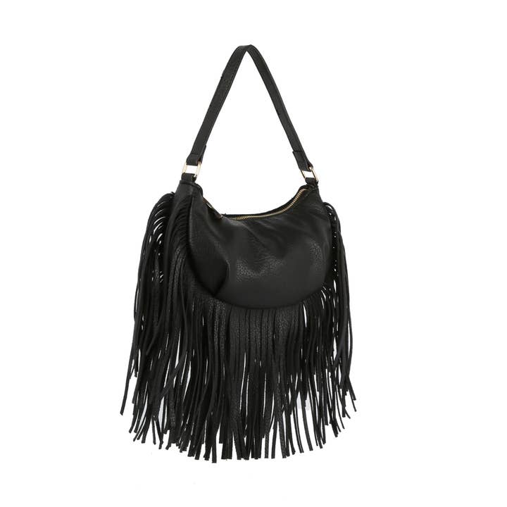 Tassel Crossbody Fringe Handbag for Women for wholesale by Handbag Factory Corp