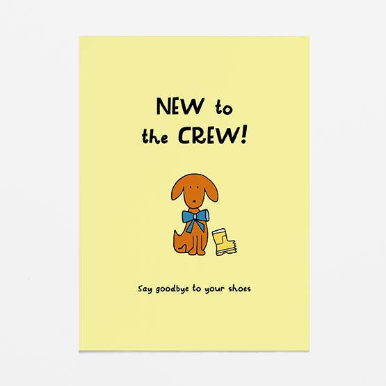 cartão comemorativo - novo para a tripulação por atacado de Van Kira