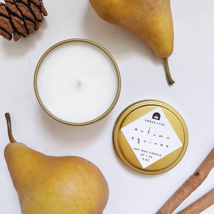 Ember + Fog - Wholesale Travel Candles - Autumn Equinox - 5 oz Soy Candle (Pack of 3)2