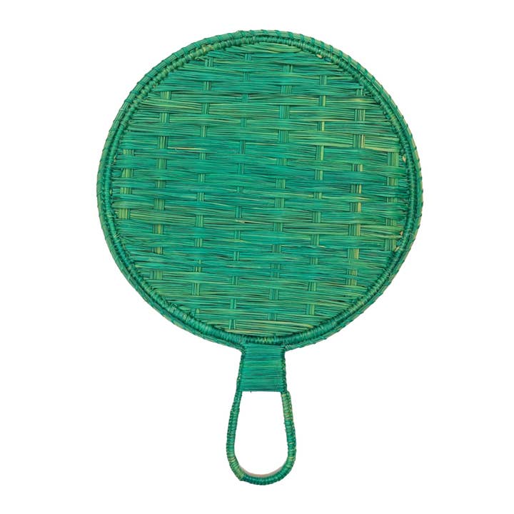 Hand Fan Iraca Straw for wholesale by LUXCHILAS
