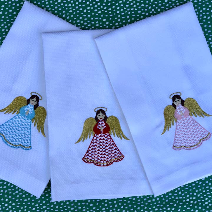 Angel Huck Towel for wholesale by Oh Happy Day Shoppe