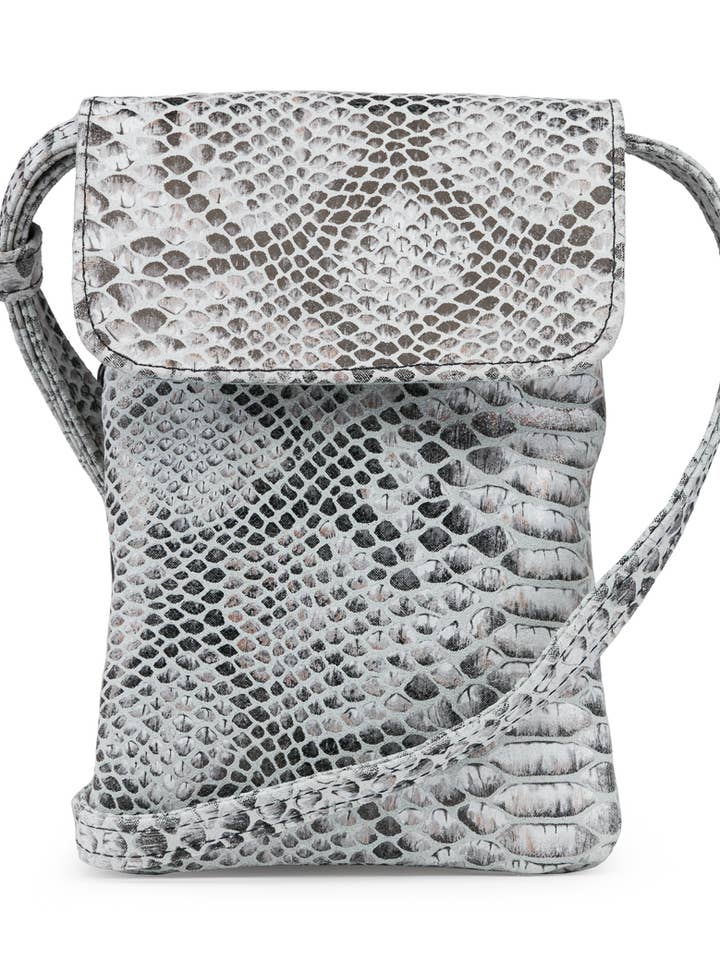 Saco de telefone Penny: Ebony Snake por atacado de CoFi Leathers