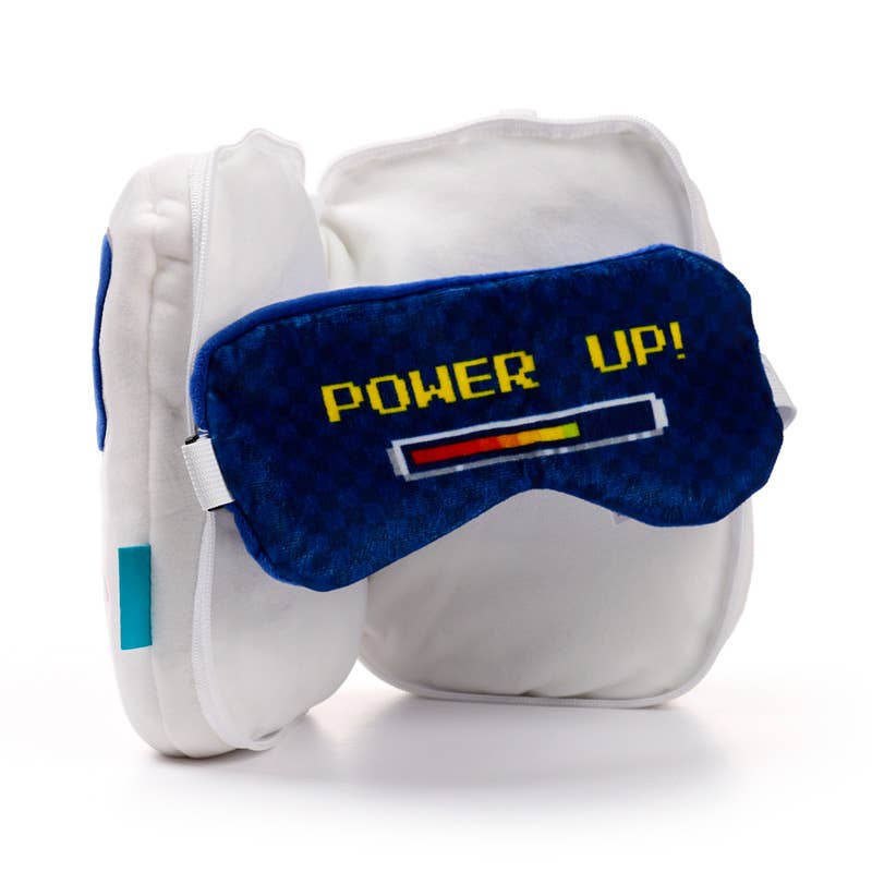 Puckator Ltd – Engroshandel Rejsepude – Relaxeazzz spil over formet plys rejse pude & øjenmaske2