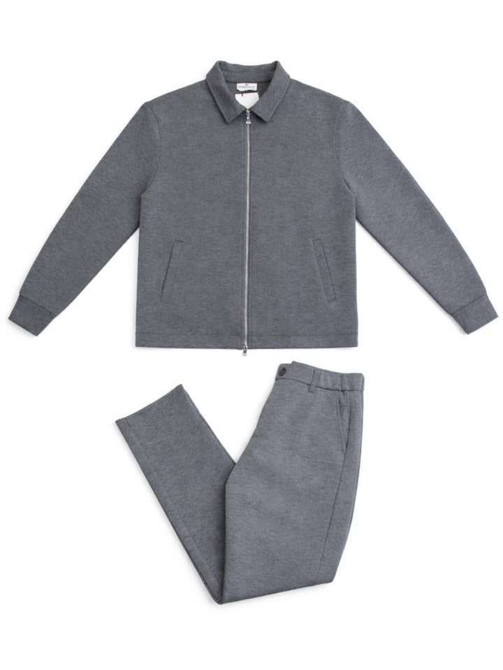 Zip-Up Jacket and Pants Set for wholesale by TOP MONDAY