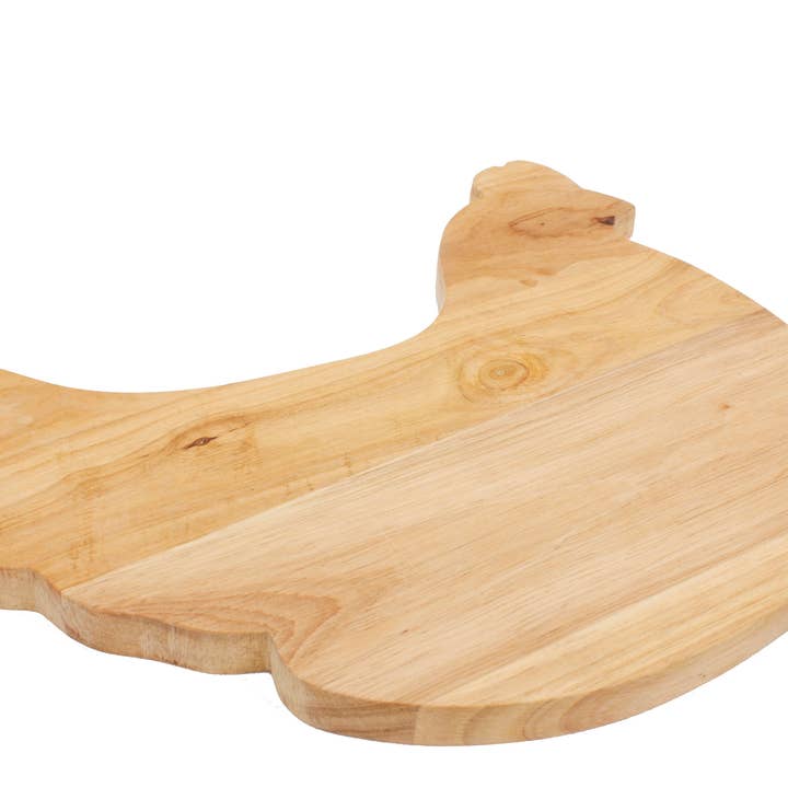 Hen Oak Chopping Board 33 X 27Cm for wholesale by My Gifts Trade