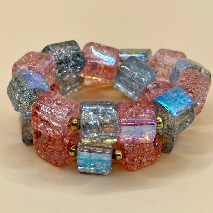 Sochi Styles – wholesale Beaded bracelet – Kids – Prismatic Cube Bracelets