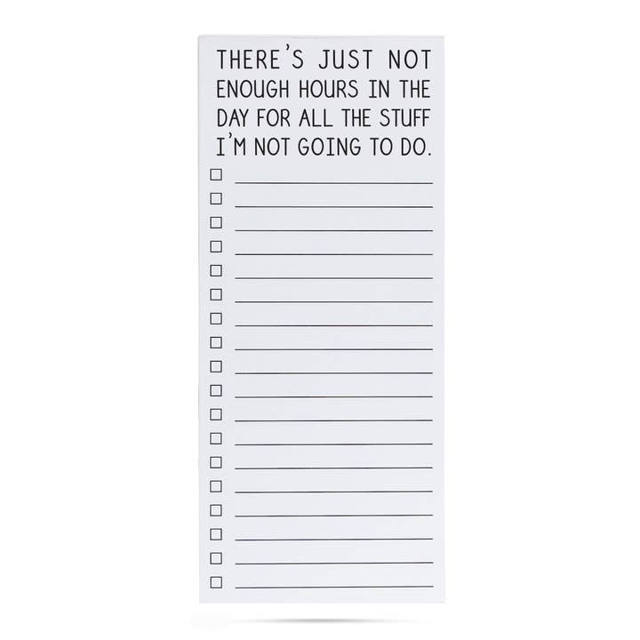 ellembee gift - Wholesale Notepad - Not enough hours for stuff I'm not going to do list pads5