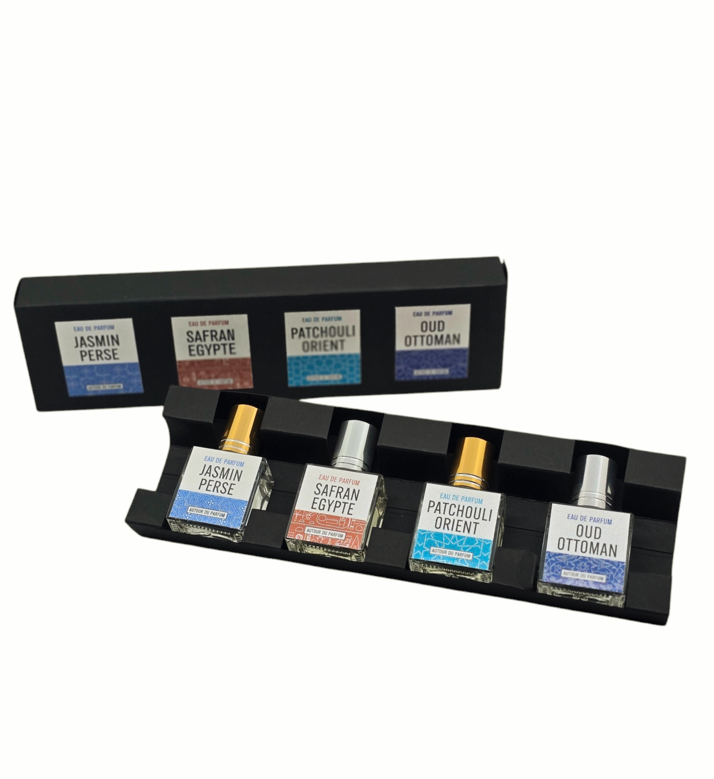 Autour Du Parfum - Vente Parfum/Eau de toilette - Eau de parfum: Coffret de 4 Eaux de parfum 10ML roll-on1