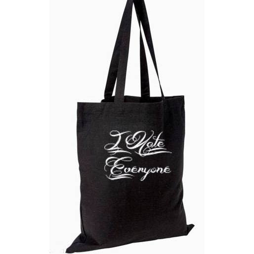 I Hate Everyone Tote Bag for wholesale by Blaspheme Boutique