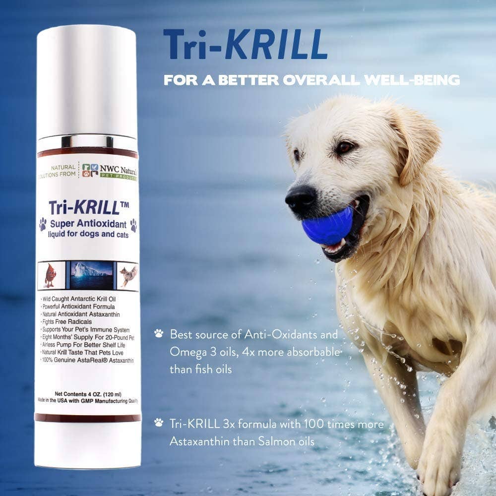 NWC Naturals® - Wholesale Pet Supplement - Cat/Dog - Tri-KRILL for Pets Pump 120 ml2